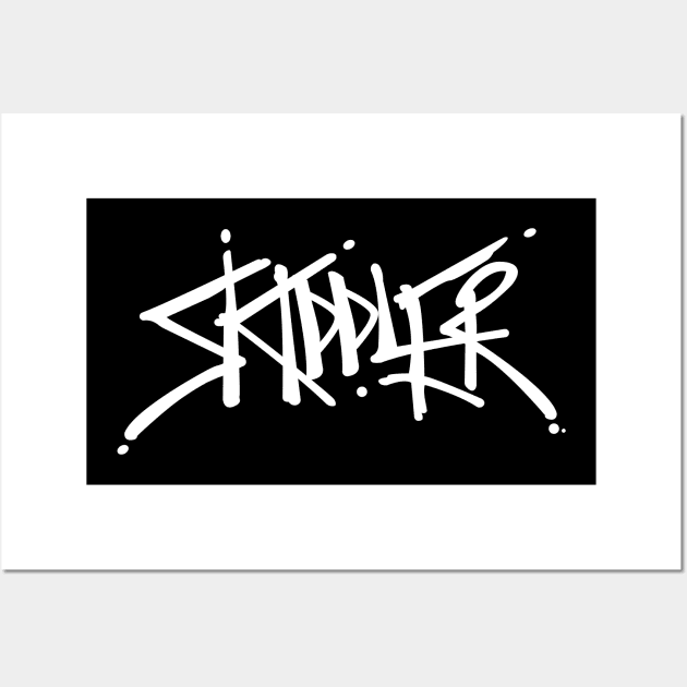 Skiddler White Wall Art by Skiddler